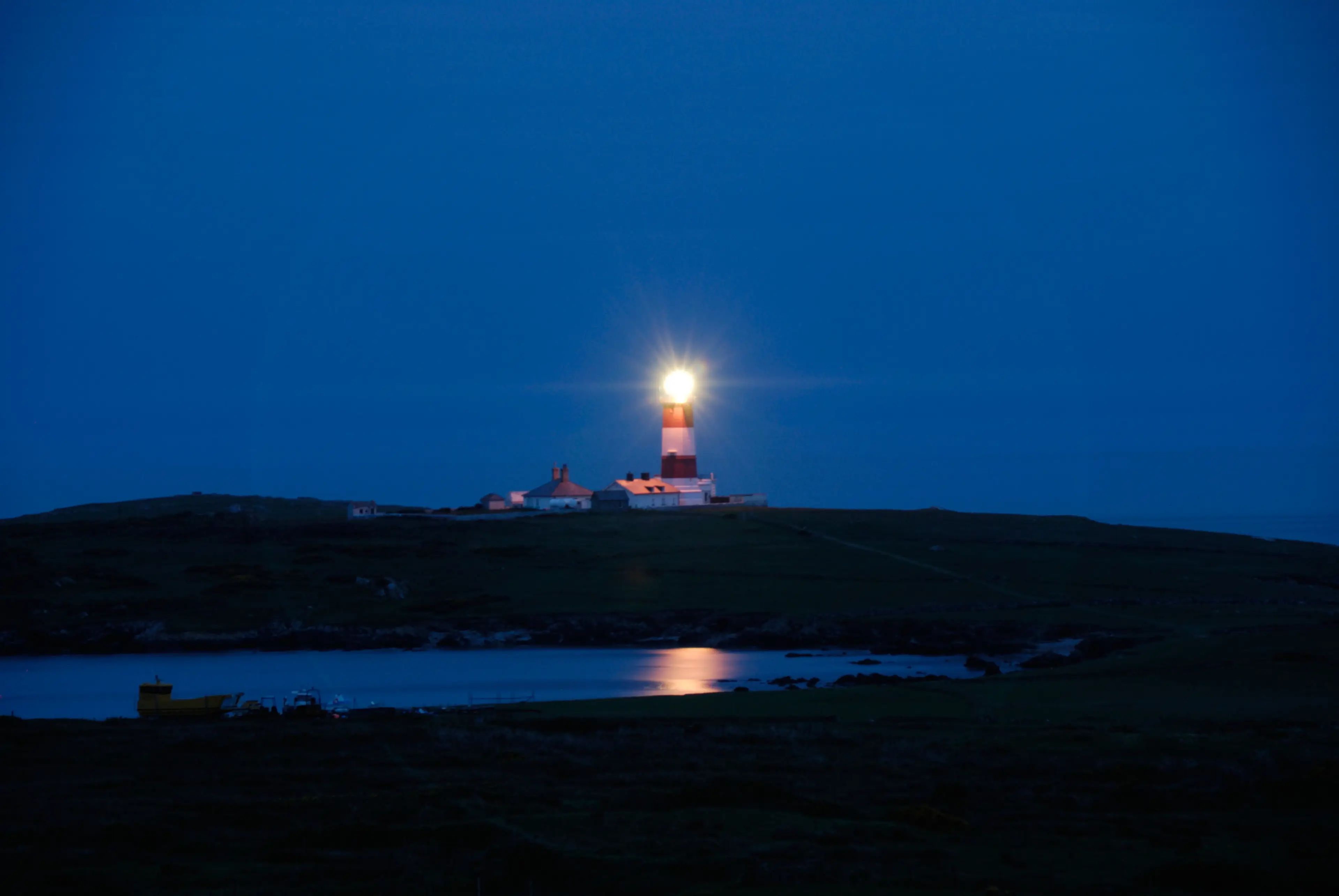 The closest thing the island has to light pollution is 70 miles across the sea.