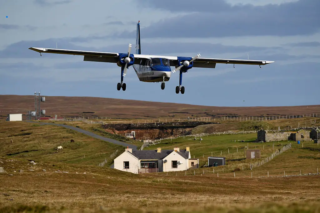 Flying to Foula is the quickest way to get there (Jeff J Mitchell/Getty Images)