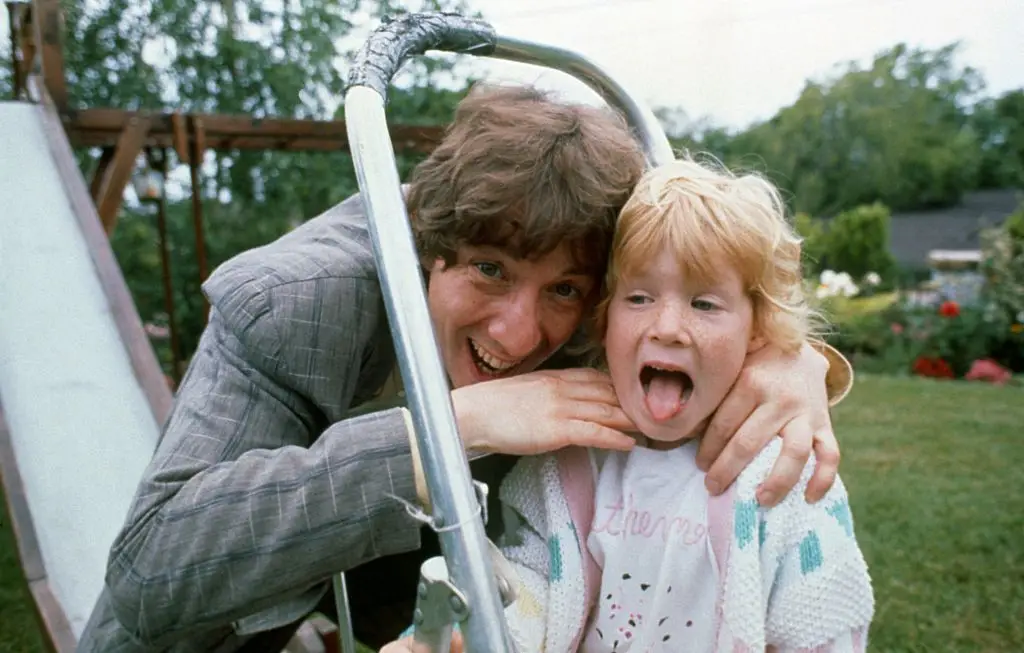 Martin with Katherine when she was young (Joan Adlen/Getty Images)