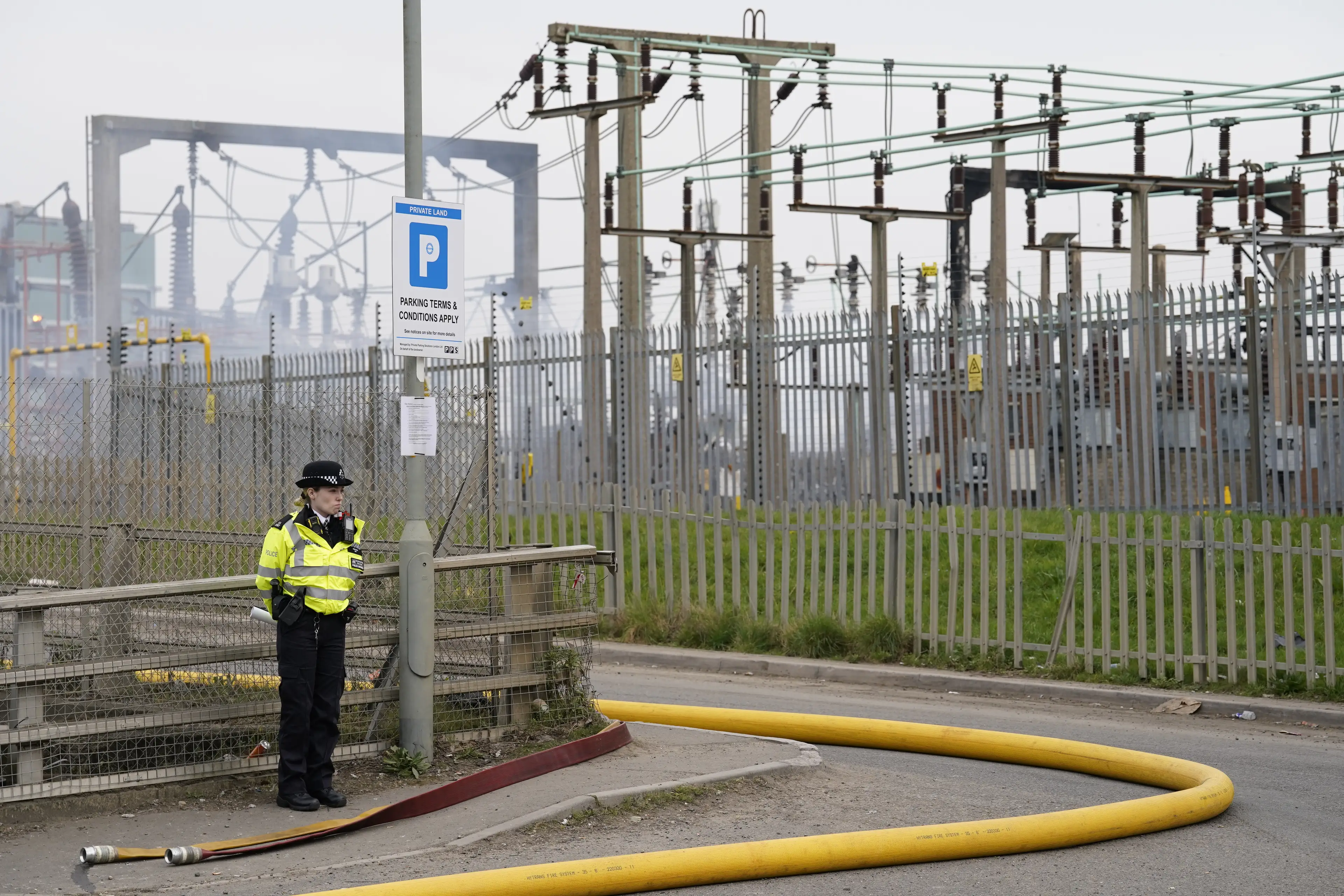 A major fire at a West London electrical substation has caused Heathrow Airport to close (PA)