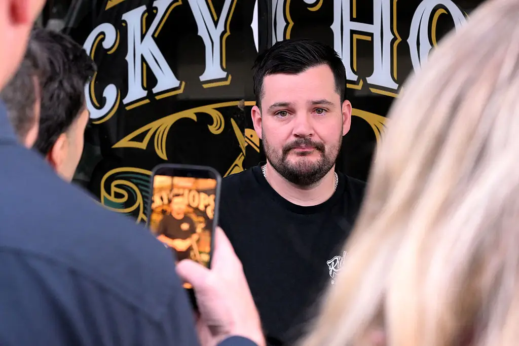 Barber Rich Jeffries apprehended the suspect (William WEST / AFP via Getty Images)