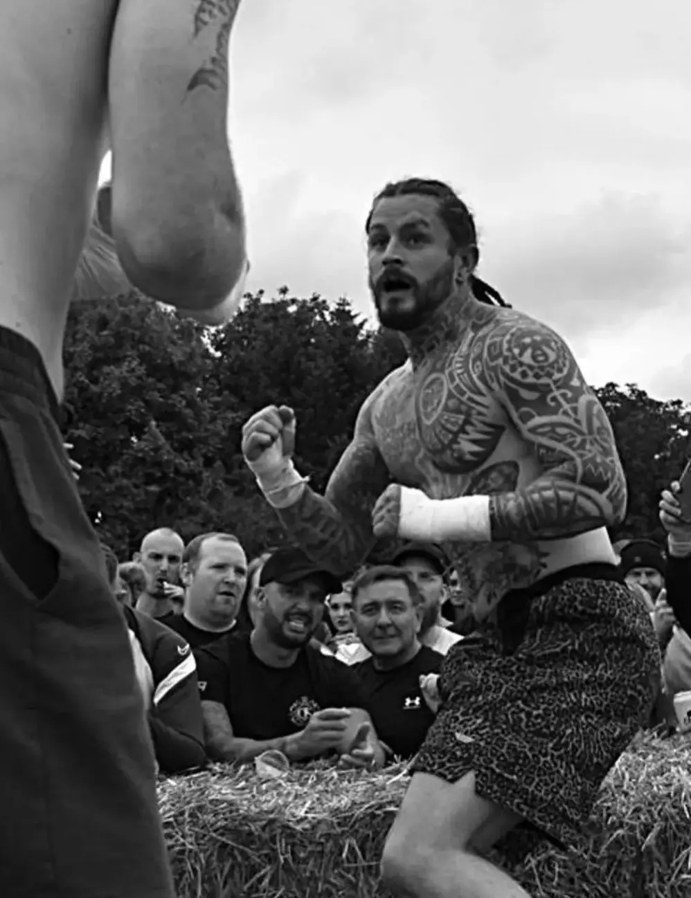 Alex during one of his fights.