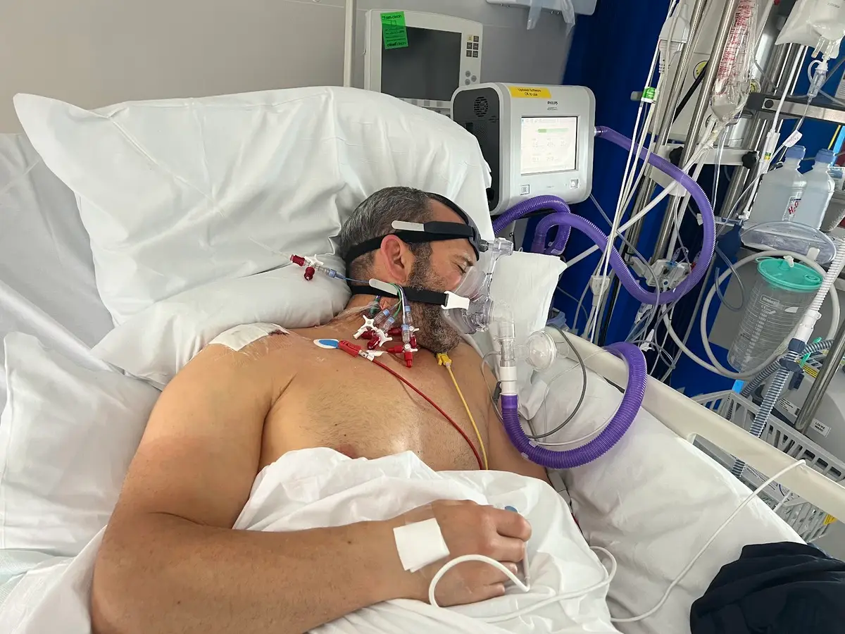 Mark now works with Sepsis Research FEAT to raise awareness about the illness.