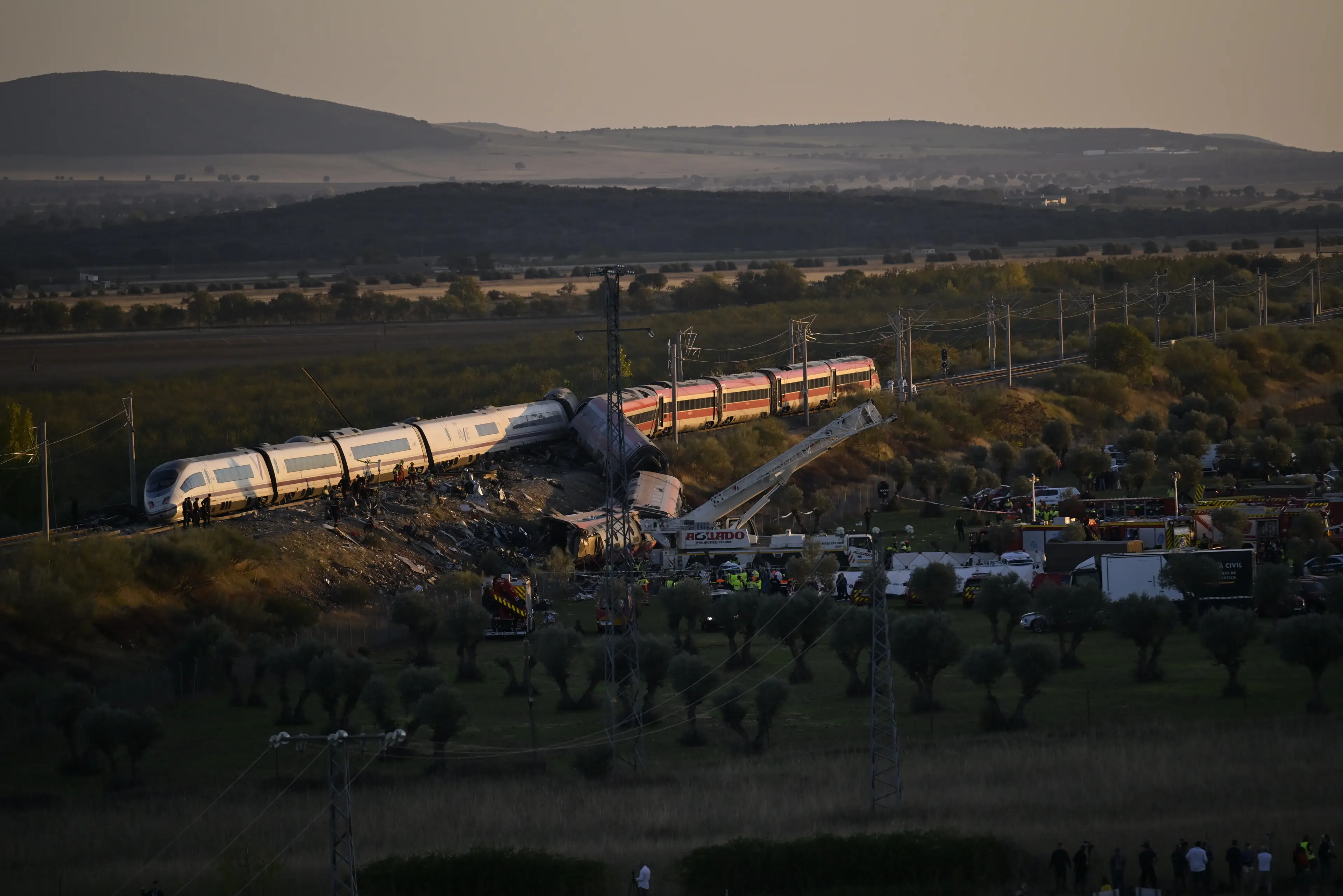 An order was given which caused the train to collide with a stationary one. (Burak Akbulut/Anadolu via Getty Images)