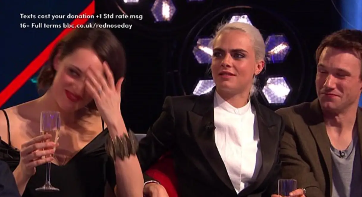 She revealed all on the show.