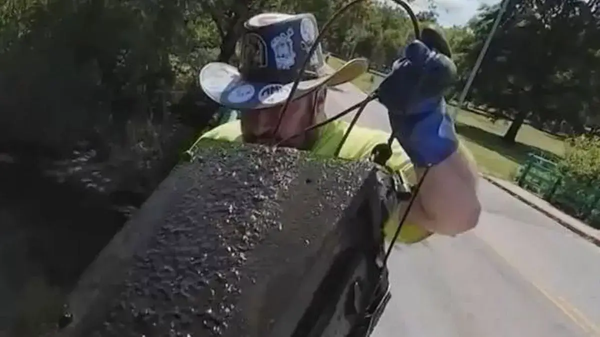 The couple were stunned at what they found. (NY1)