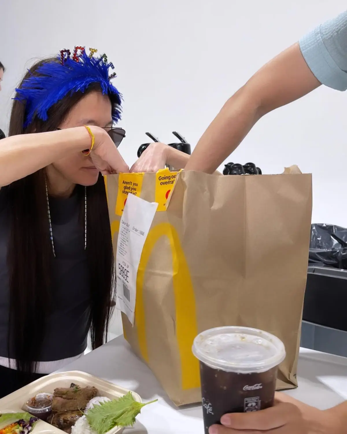 She's also a big fan of a McDonald's (Instagram/@verawang)