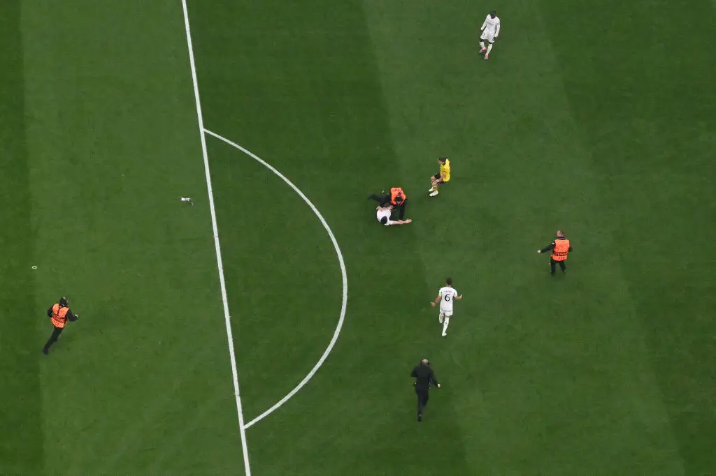 The invaders were eventually apprehended. (INA FASSBENDER/AFP via Getty Images)