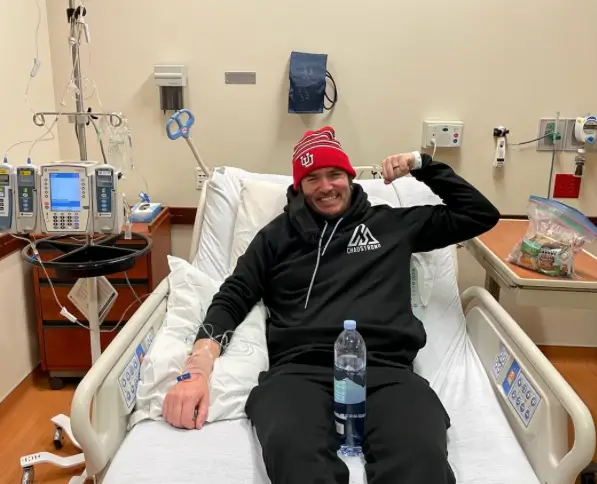 Chad Dunbar received the shock diagnosis of late stage lung cancer a week after he had logged over 3,000 miles from cycling (LinkedIn/Chad Dunbar)