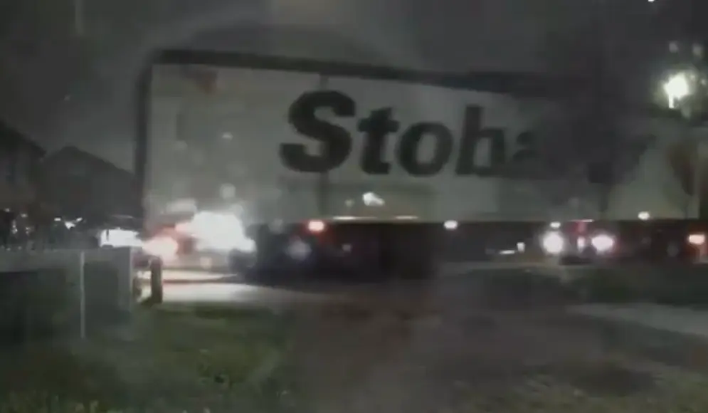 Derek Wellington drove his lorry into his ex-partner's home.