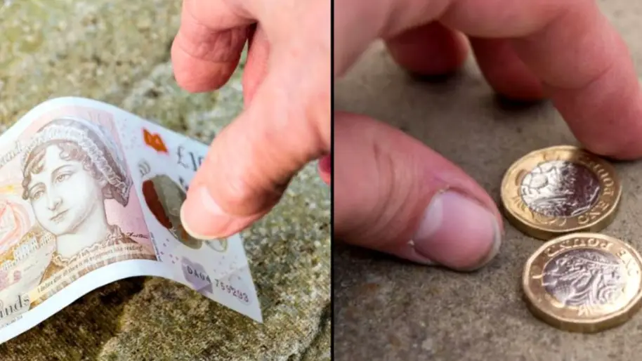 Legal expert says you can get in serious trouble for picking up money from the floor