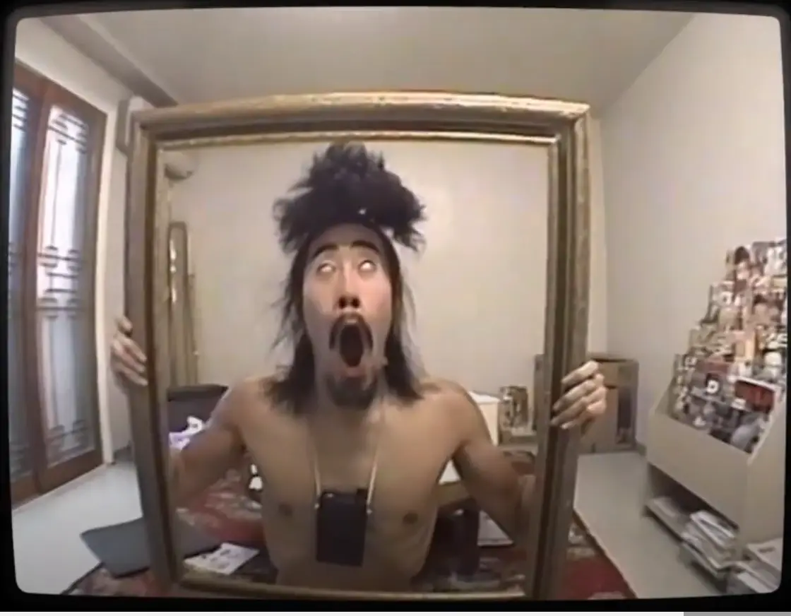 Hamatsu later revealed that he wasn't locked in the room but would have to leave naked (Hulu)