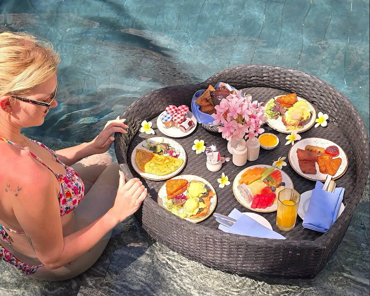 The radiographer, originally from Newcastle, moved to the UAE capital in 2021 (SWNS)