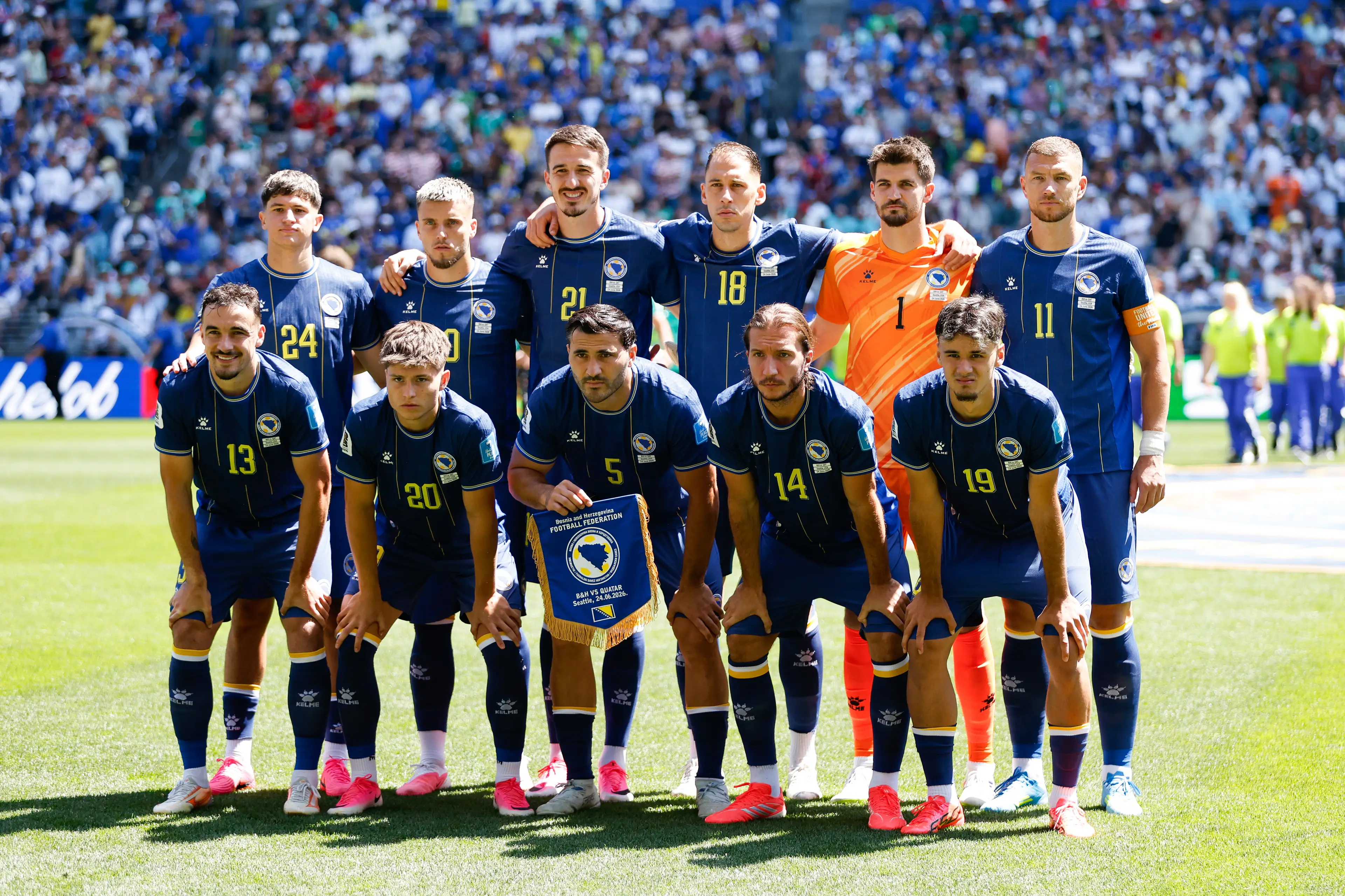Bosnia & Herzegovina drew and won one match in the group stage. (Henry Rodenburg/Icon Sportswire via Getty Images)