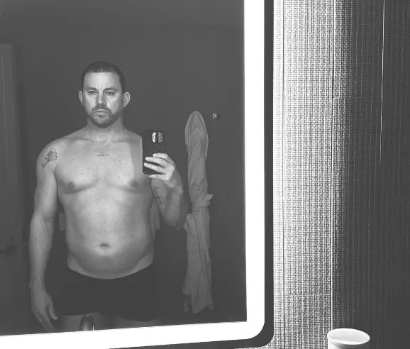 The actor showed how he'd gone between 172lbs and 235lbs for two different movie roles (Instagram/@channingtatum)