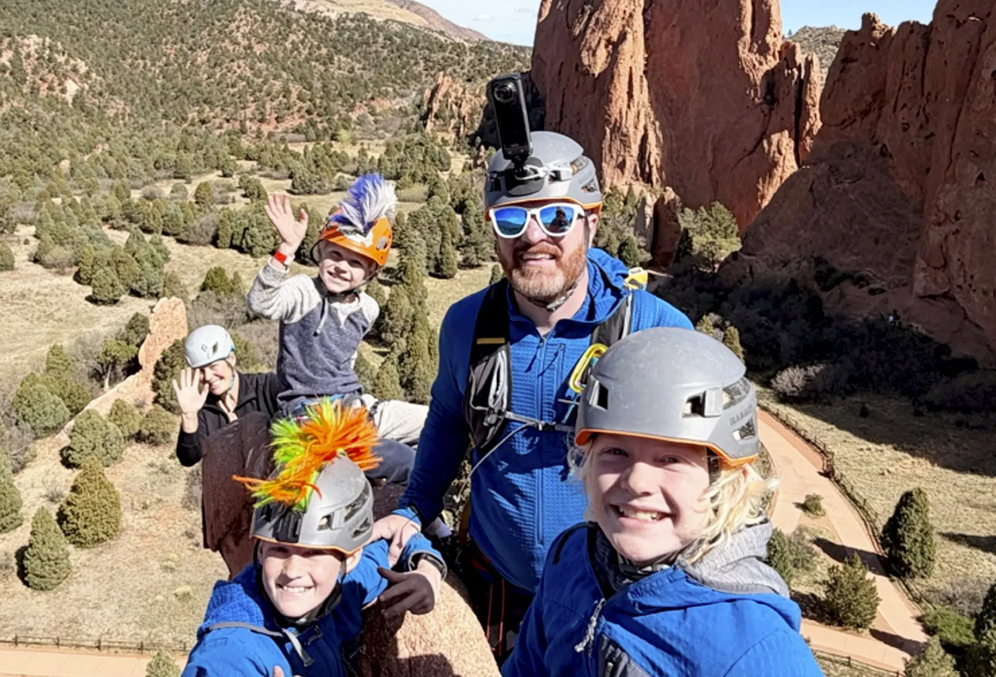 Joe Evermore, 44, from Colorado, says people think his 'kids would be better put in a foster system' (SWNS)