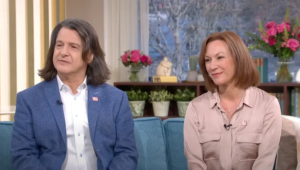 Franks bonded with Mitchell through their shared experiences with dementia advocacy (ITV)