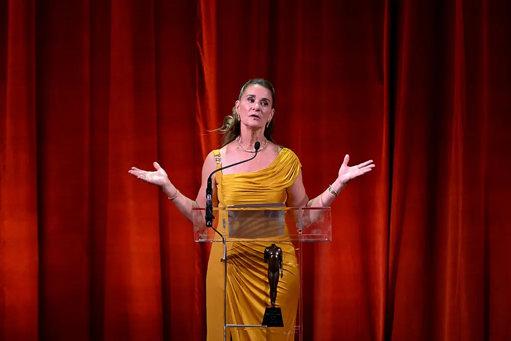 Melinda French Gates said she felt 'unbelievable sadness' at the contents of the Epstein files (Jeff Spicer/Getty Images for The Clooney Foundation For Justice)