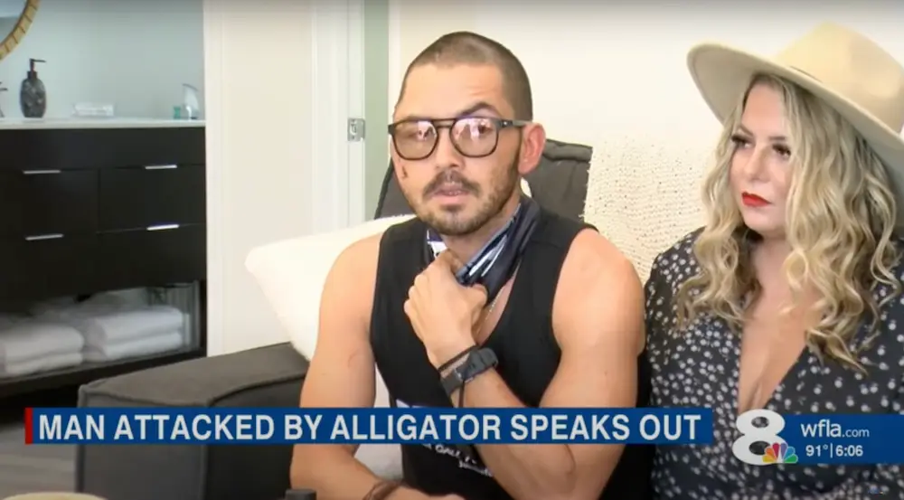 The firefighter described his survival story as a 'miracle'.