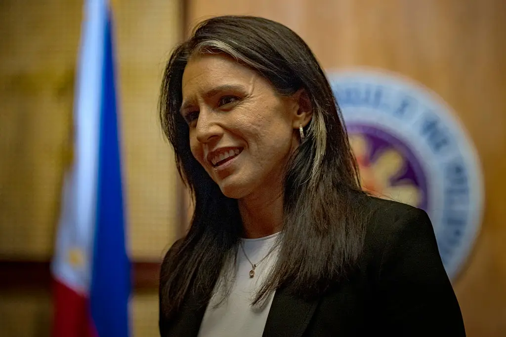 Tulsi Gabbard posted the video on Twitter (Ezra Acayan/Getty Images)
