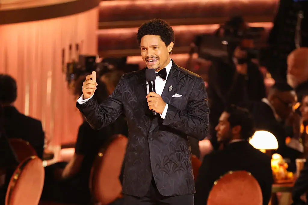 Trevor Noah at last night's Grammys (Christopher Polk/Billboard via Getty Images)