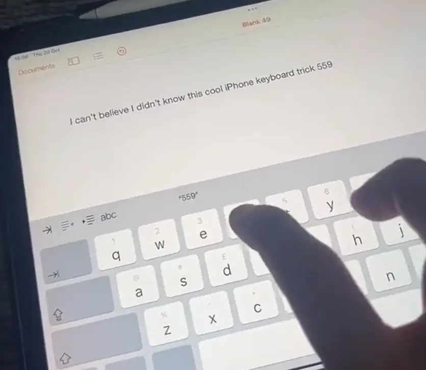 Press and pull down for the numbers when it looks like this. (tiktok/ict_mrp)