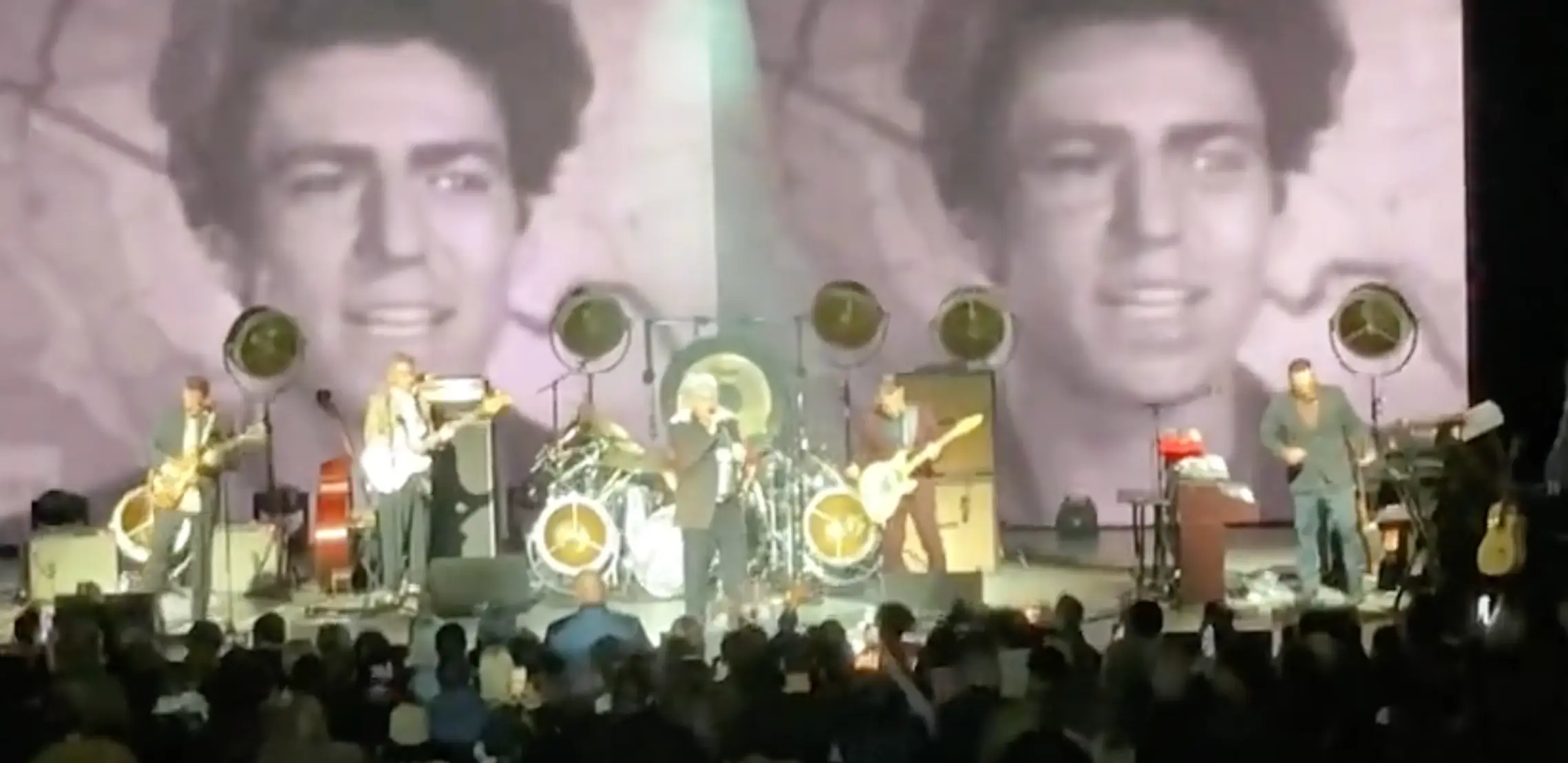 Morrissey told the crowd is was 'extremely cold'.