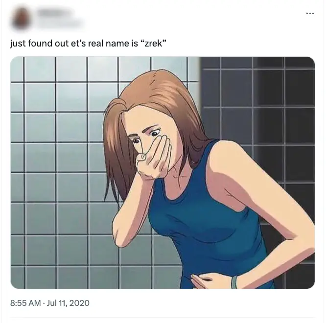 The name did not go down well (X)