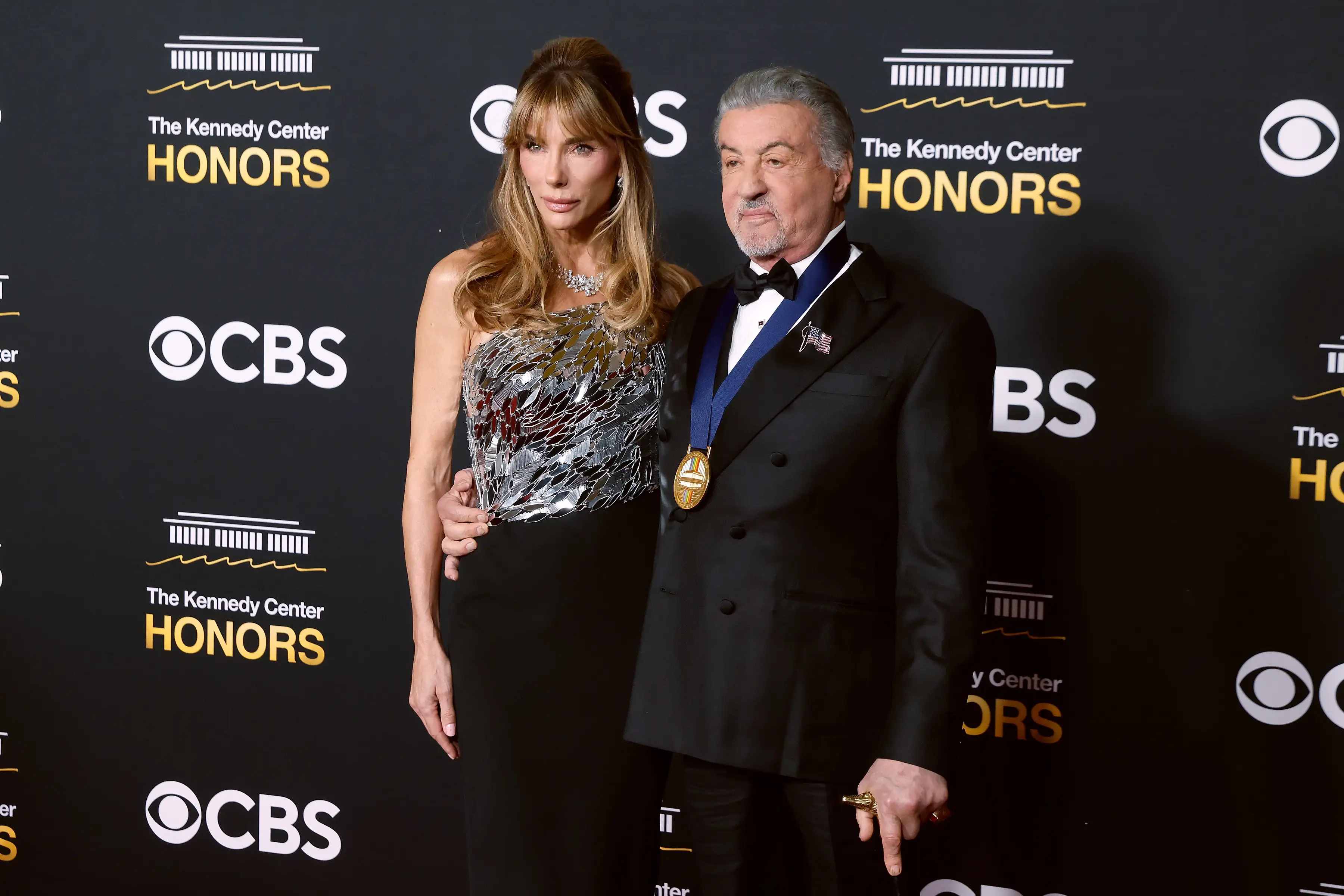 Stallone with his wife of nearly 30 years, Jennifer (Taylor Hill/FilmMagic)