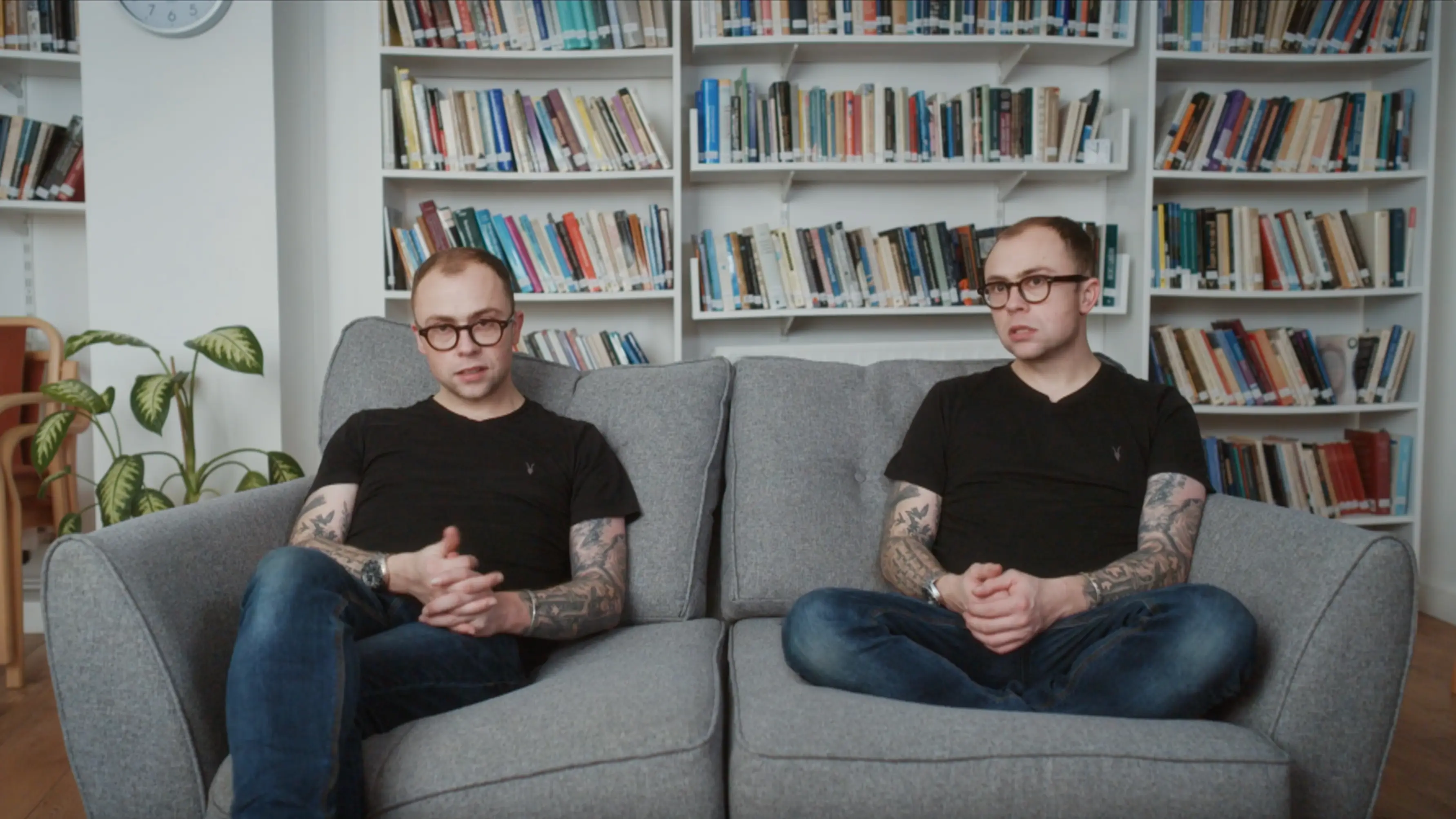 Joe's documentary introduces 'Mick' - the voice inside his head who wants to constantly hurt him (Hungry Bear / Channel 4)