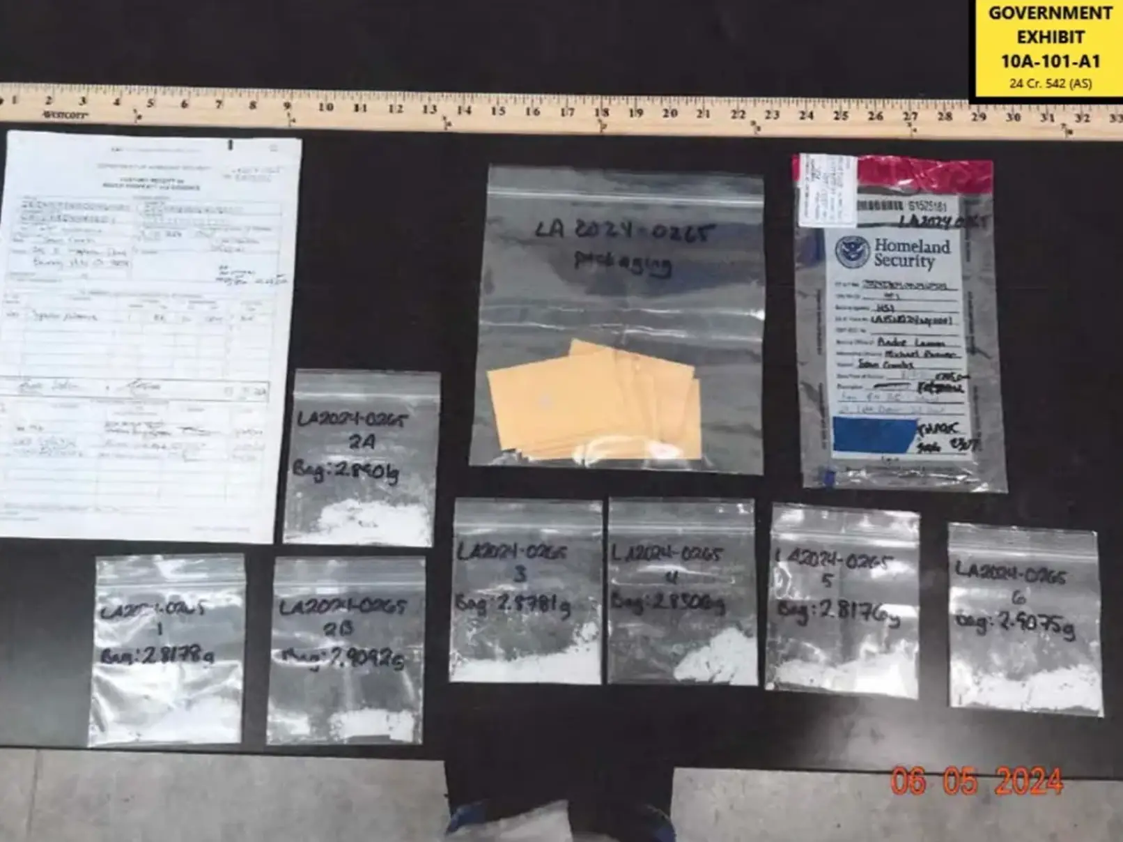 Investigators reported finding MDMA and ketamine (Department of Justice)