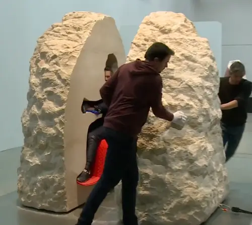 It meant living inside a cramped cavity alongside his own bodily waste (YouTube)