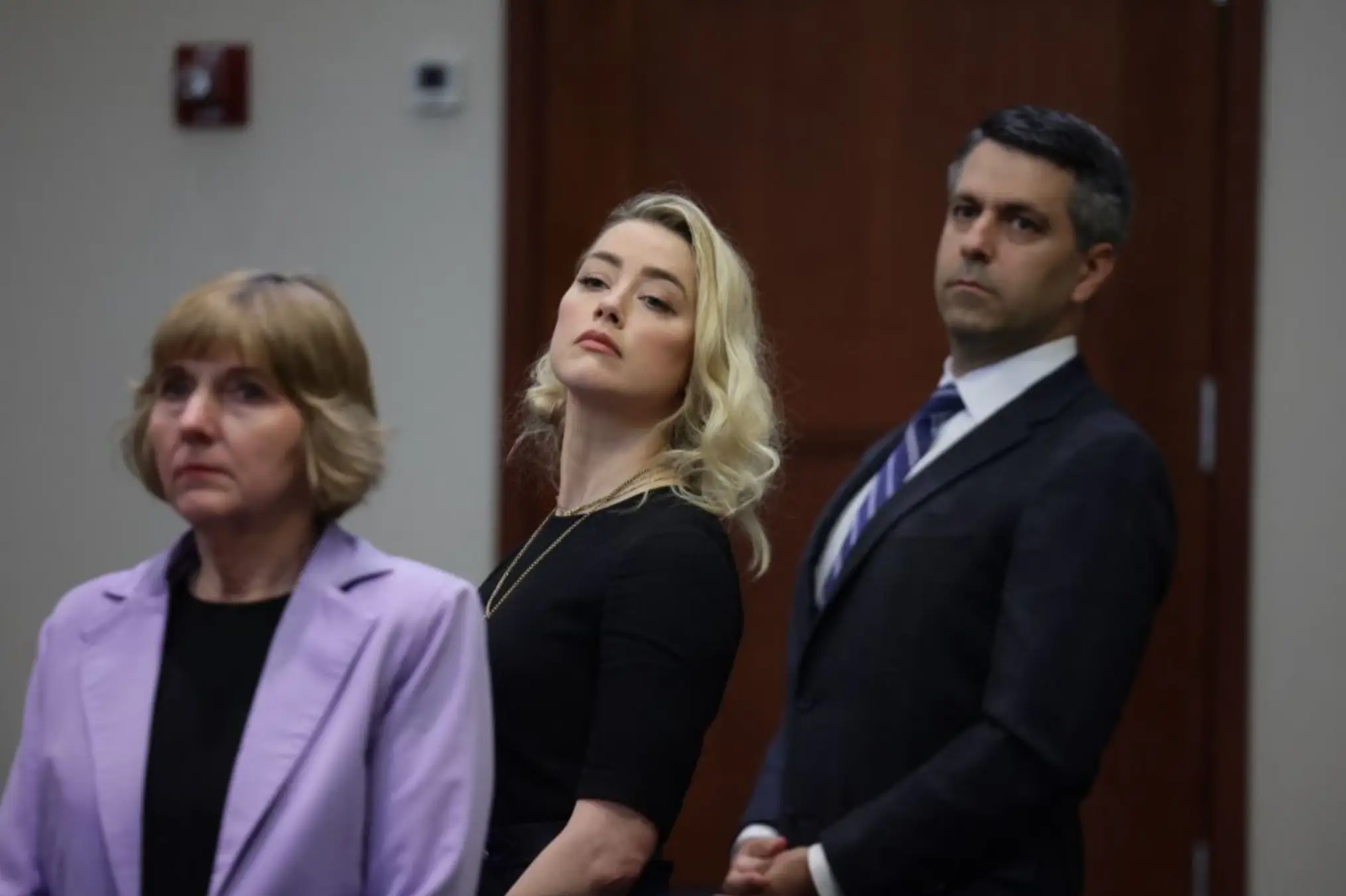 Amber Heard and Johnny Depp faced off in a highly publicised defamation trial in 2022. (STEVE HELBER/POOL/AFP via Getty Images)