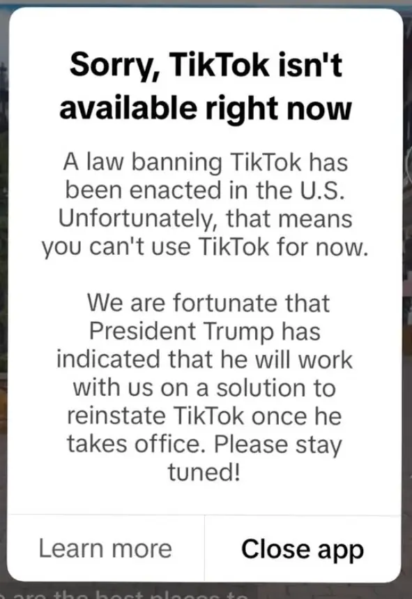 Users are greeted with an error message when they try and open the app (Supplied)