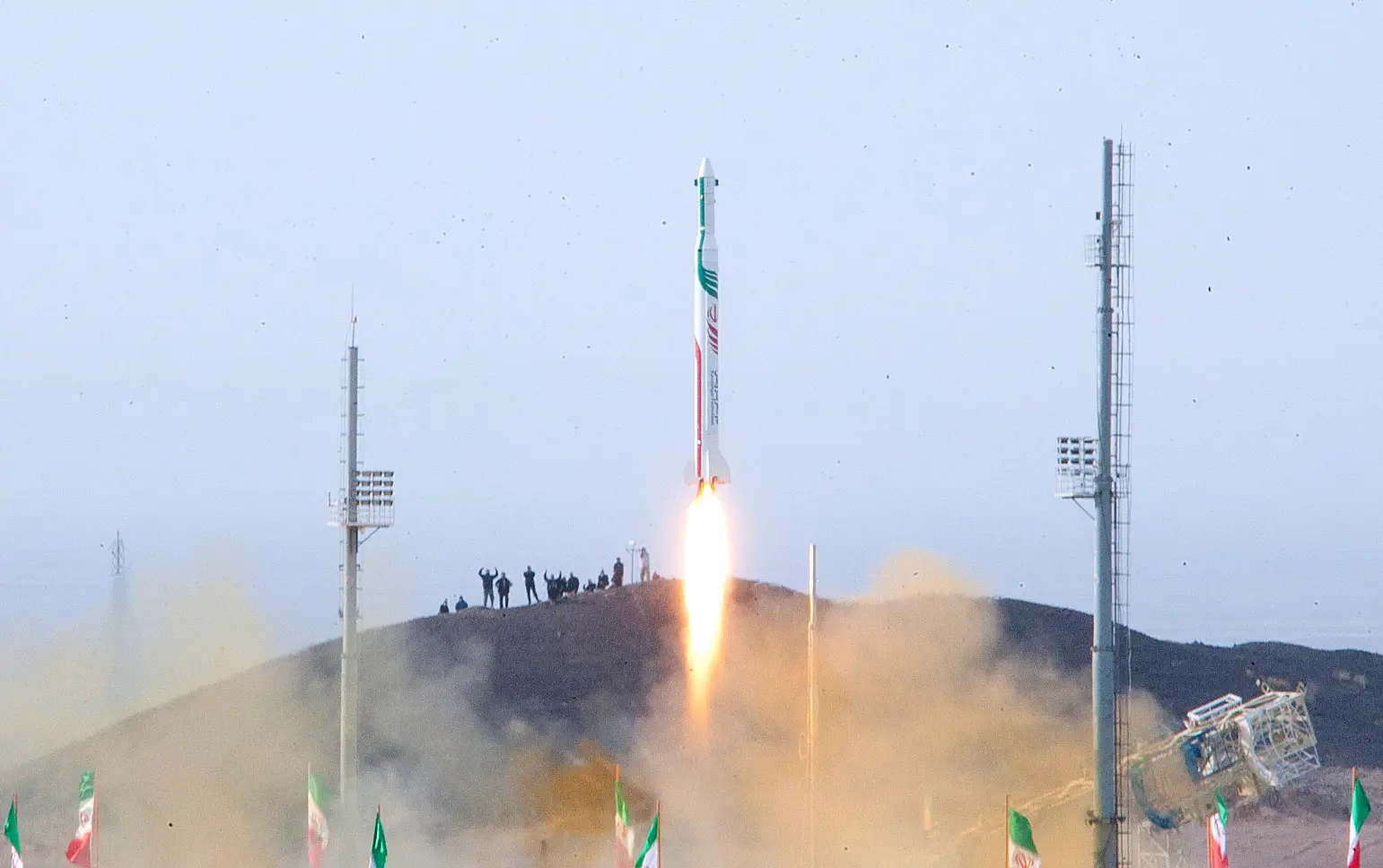 This launch of the Pajohesh rocket shows how Iran is developing new weapons (Getty)
