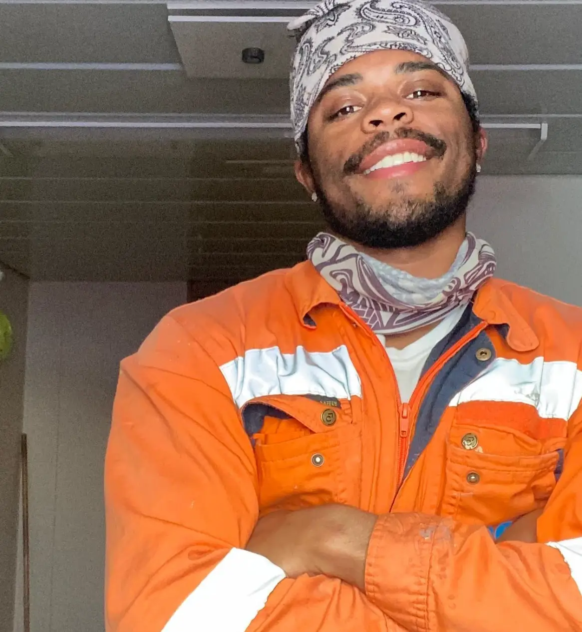 Trevion is a merchant seaman. (Instagram/trevionwilliams_)