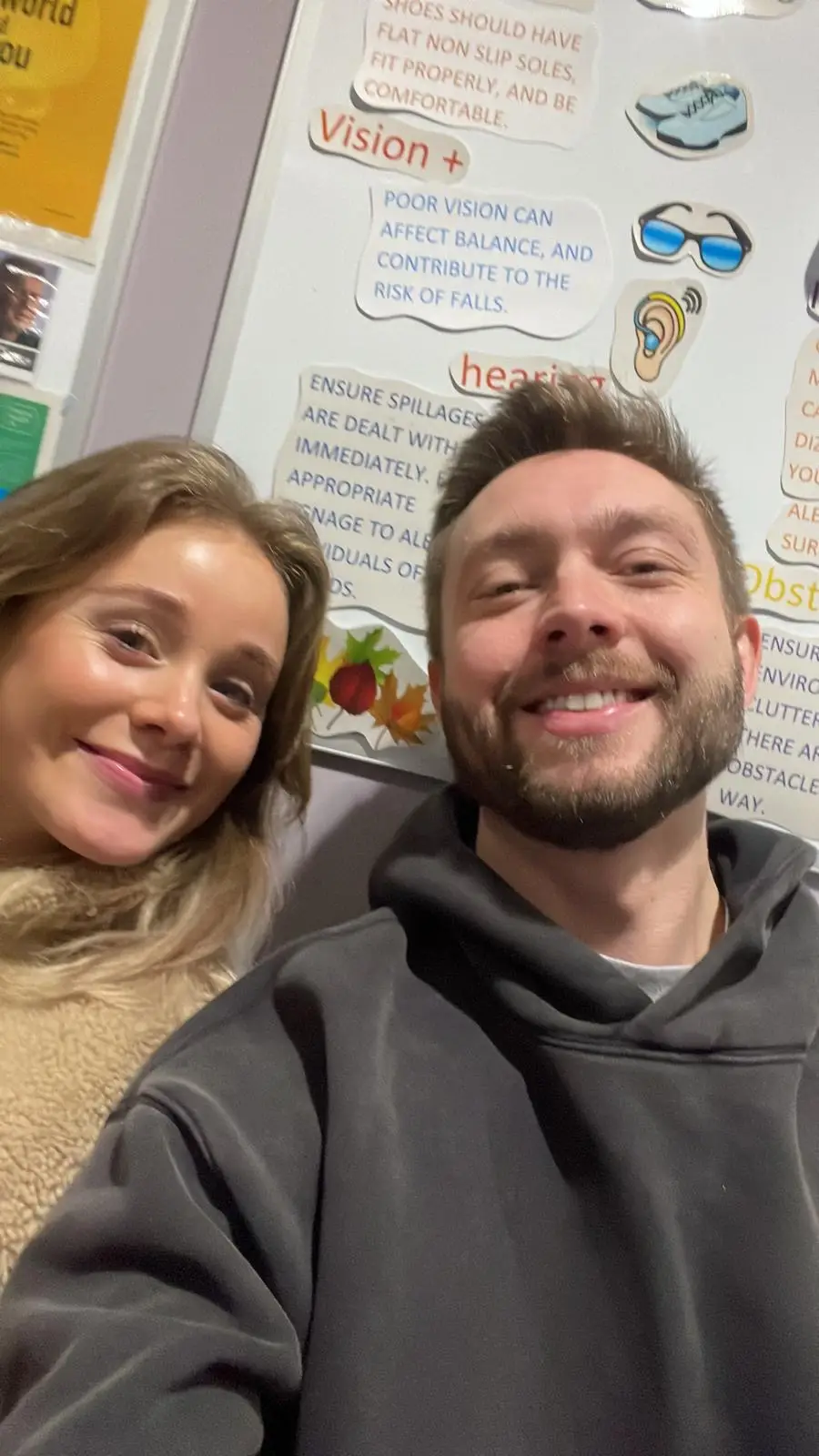 Luke had a lot of support from family, friends and his partner Rosie. (Supplied) 