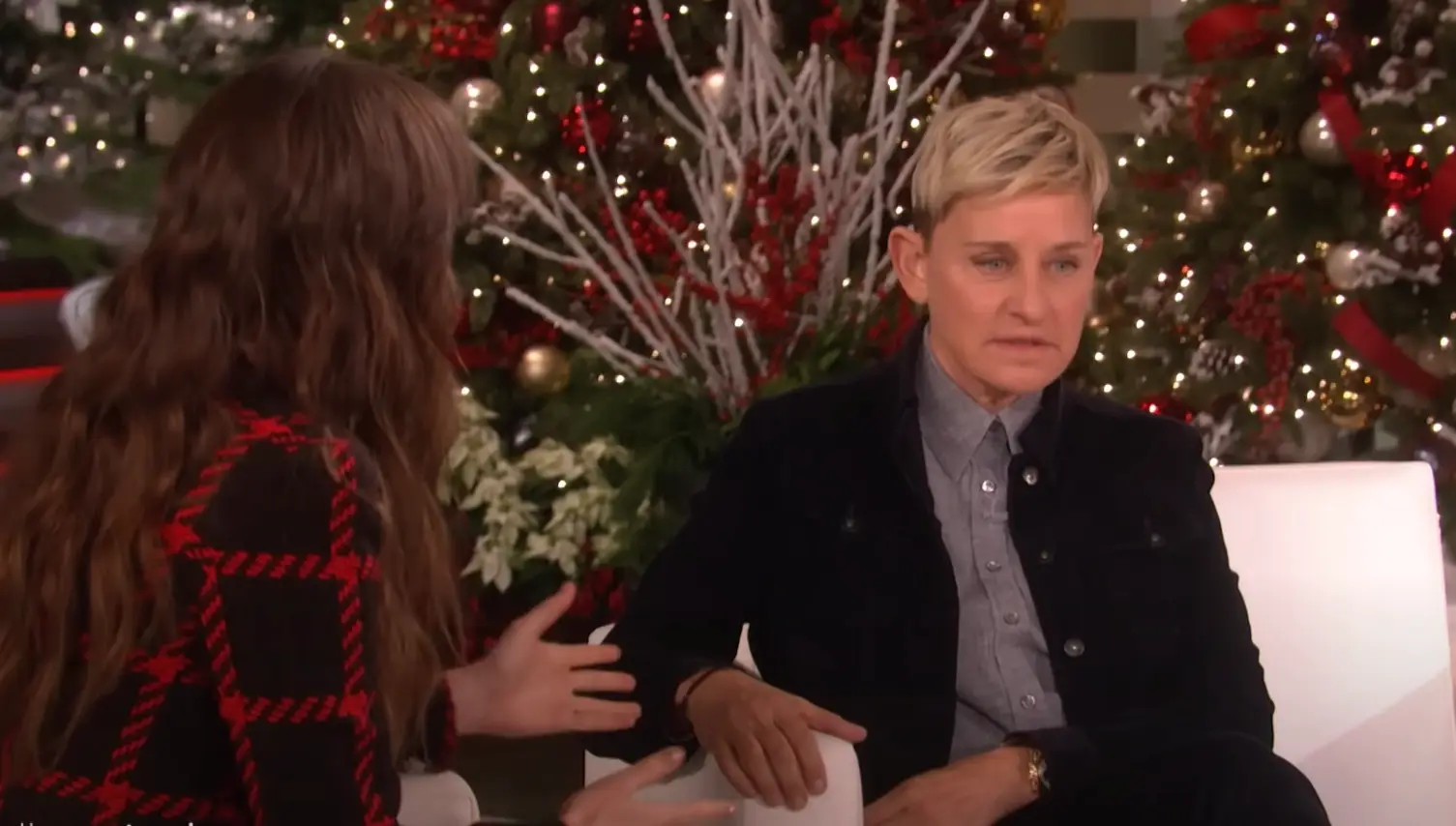 DeGeneres was uncomfortable from the get go, according to Cobb (YouTube/The Ellen Show)
