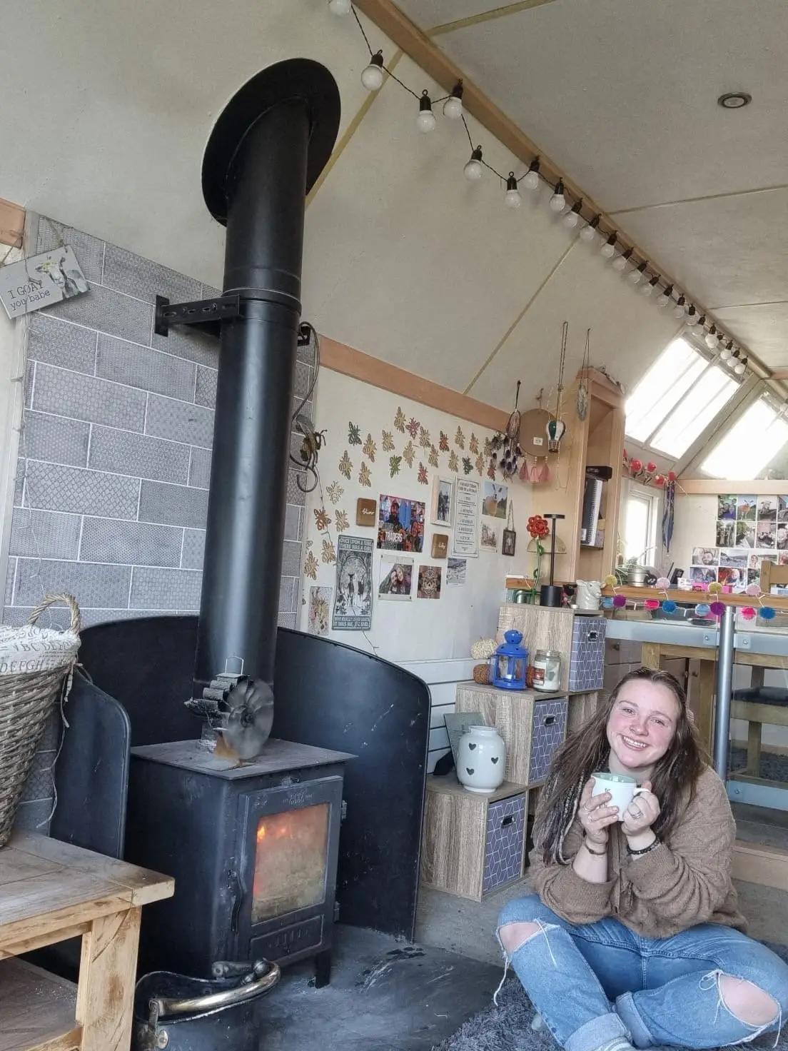 Libby does occasionally miss the ease of modern life (SWNS)