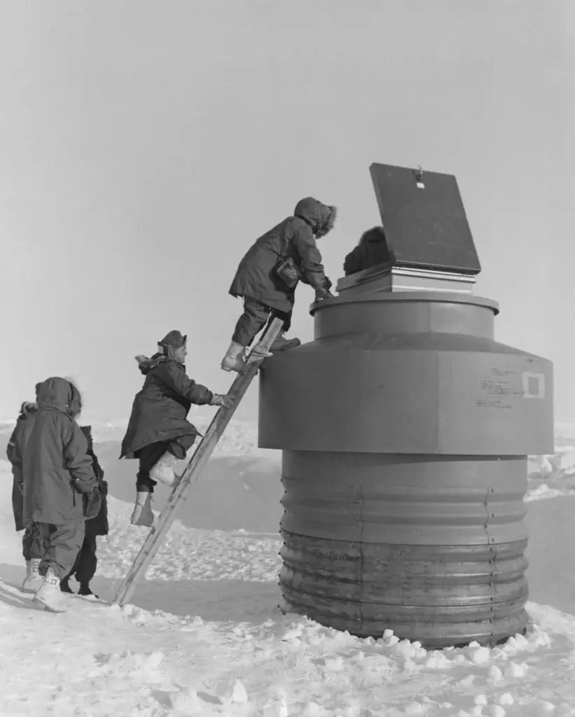 A hatch to get in to Camp Century (US Army/Pictorial Parade/Archive Photos/Getty Images)
