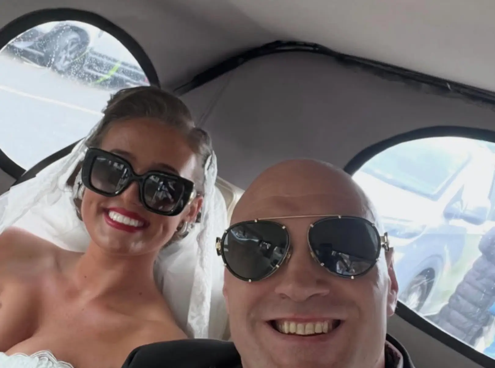 The proud dad seen smiling with his eldest daughter (Instagram/@tysonfury)