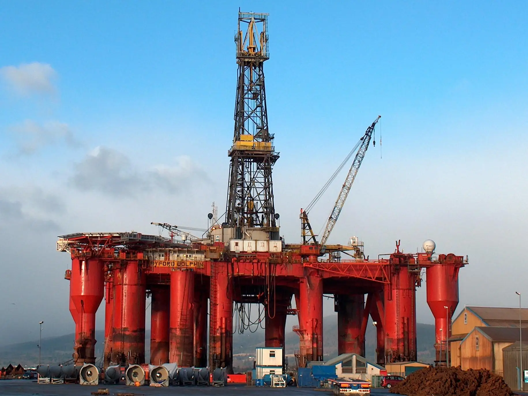 The Byford Dolphin rig (Wikimedia Commons/https://commons.wikimedia.org/wiki/File:ByfordDolphinAtInvergordon2008.jpg)