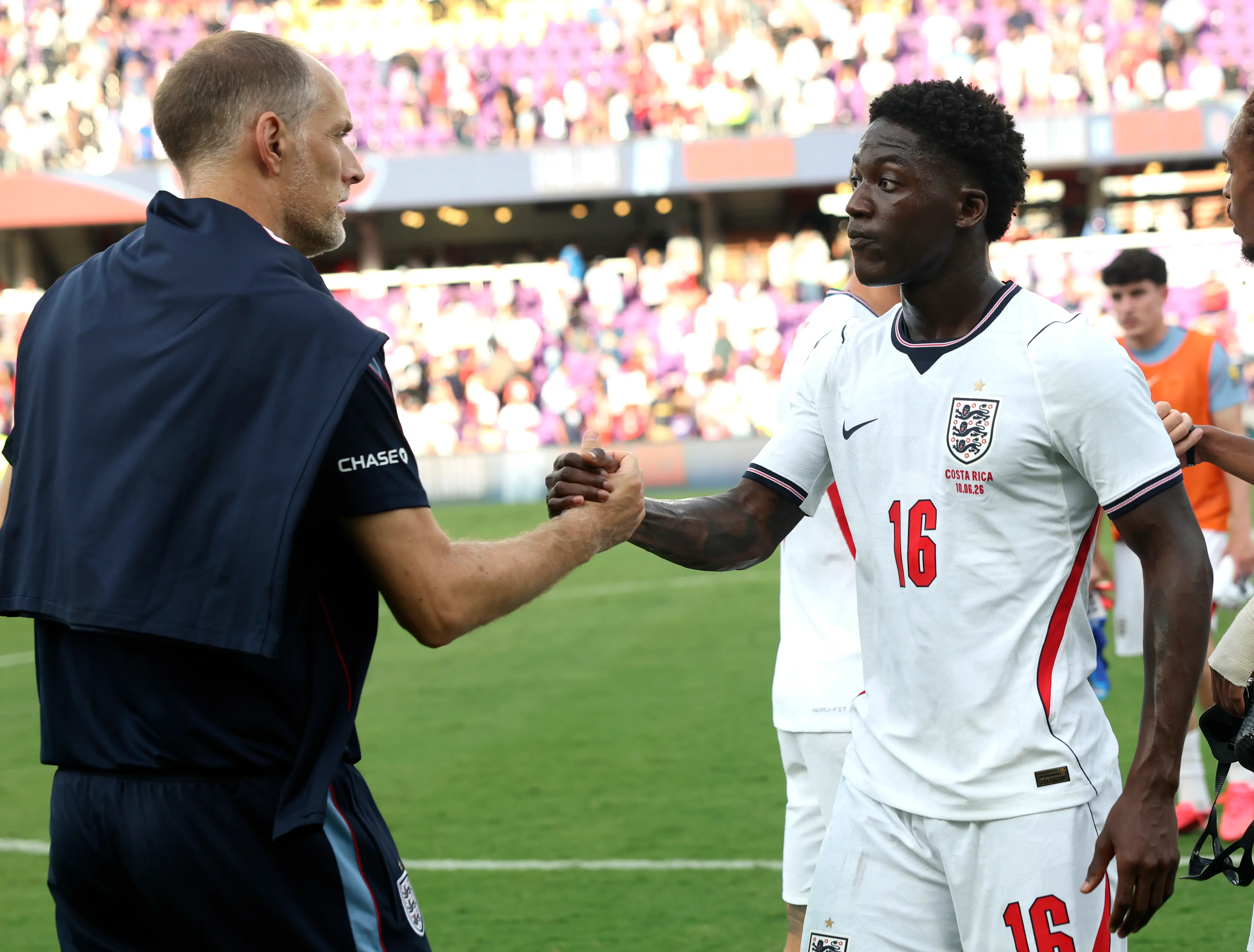 Kobbie Mainoo earned a spot in Thomas Tuchel's World Cup squad (Eddie Keogh - The FA/The FA via Getty Images)