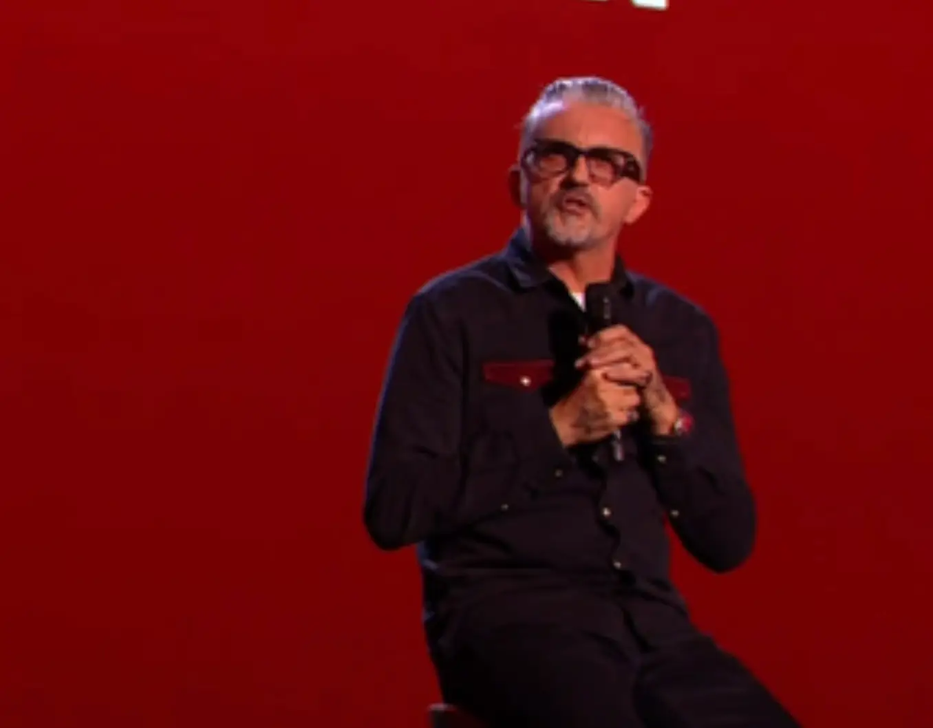 Markus Birdman made some dark jokes during his routine.