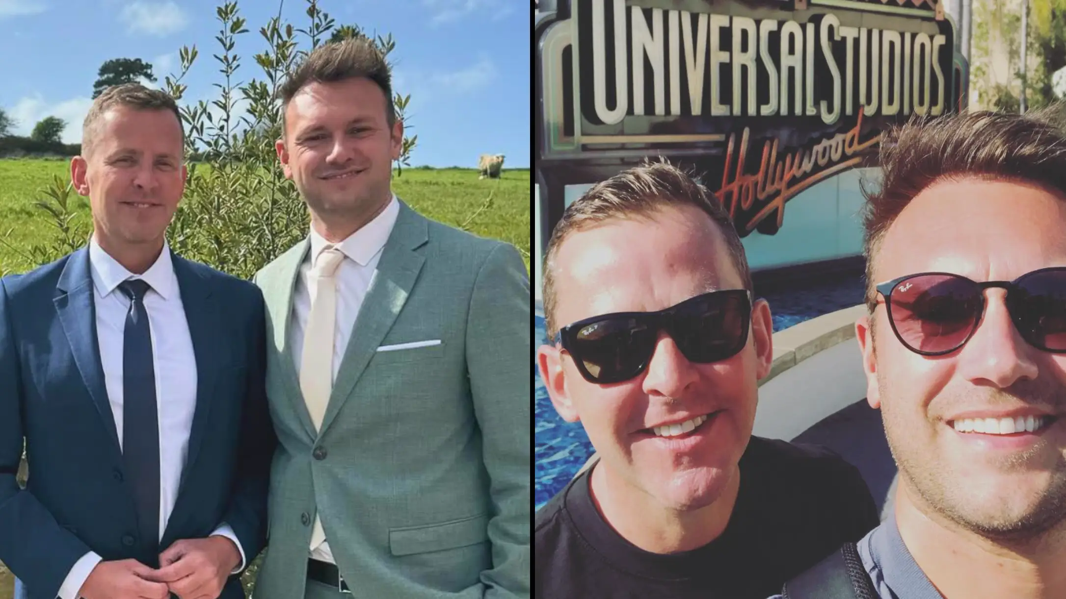 DJ Scott Mills marries partner Sam Vaughan after three year engagement