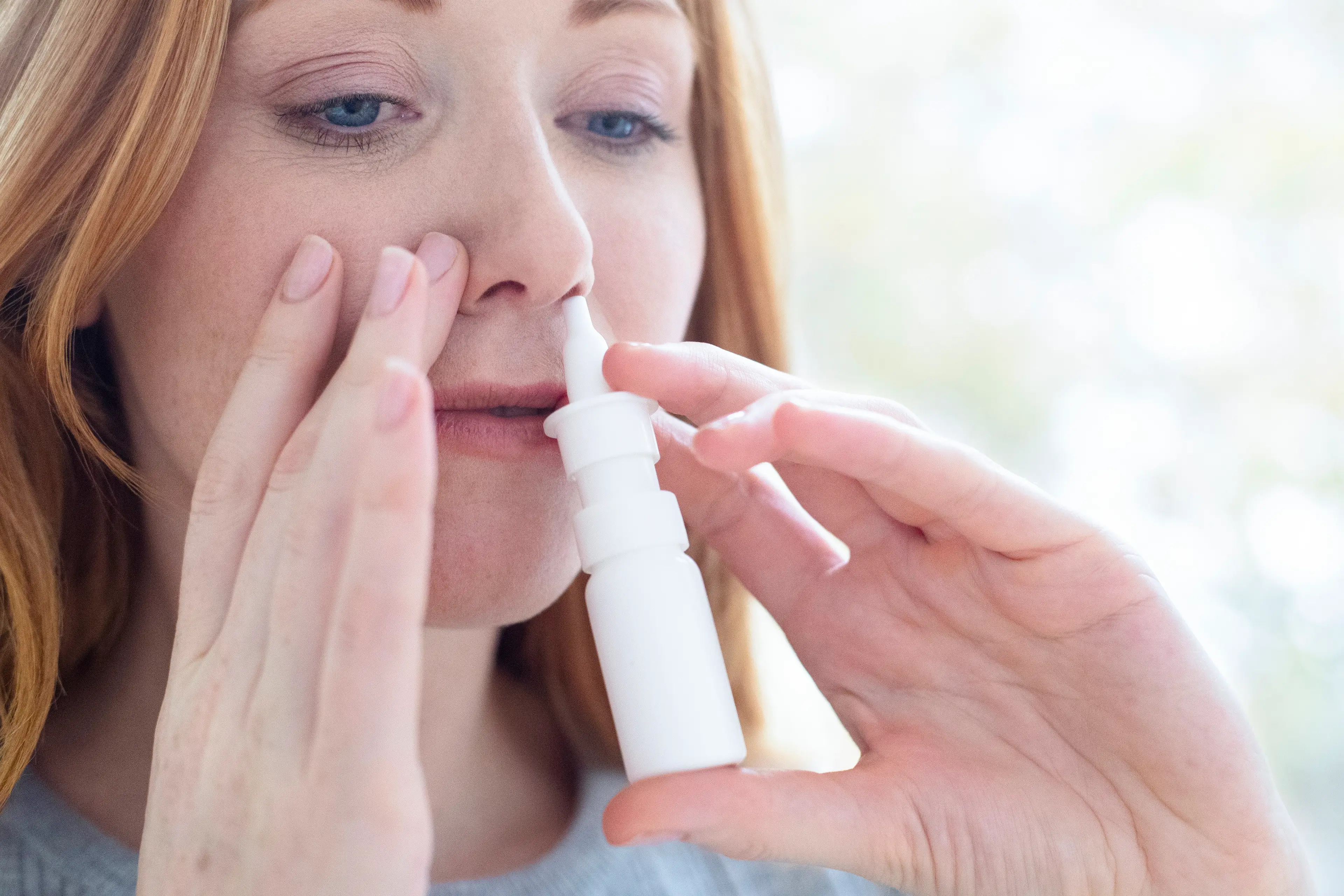 Nasal sprays are a common way to administer a decongestant (Getty Stock Images)