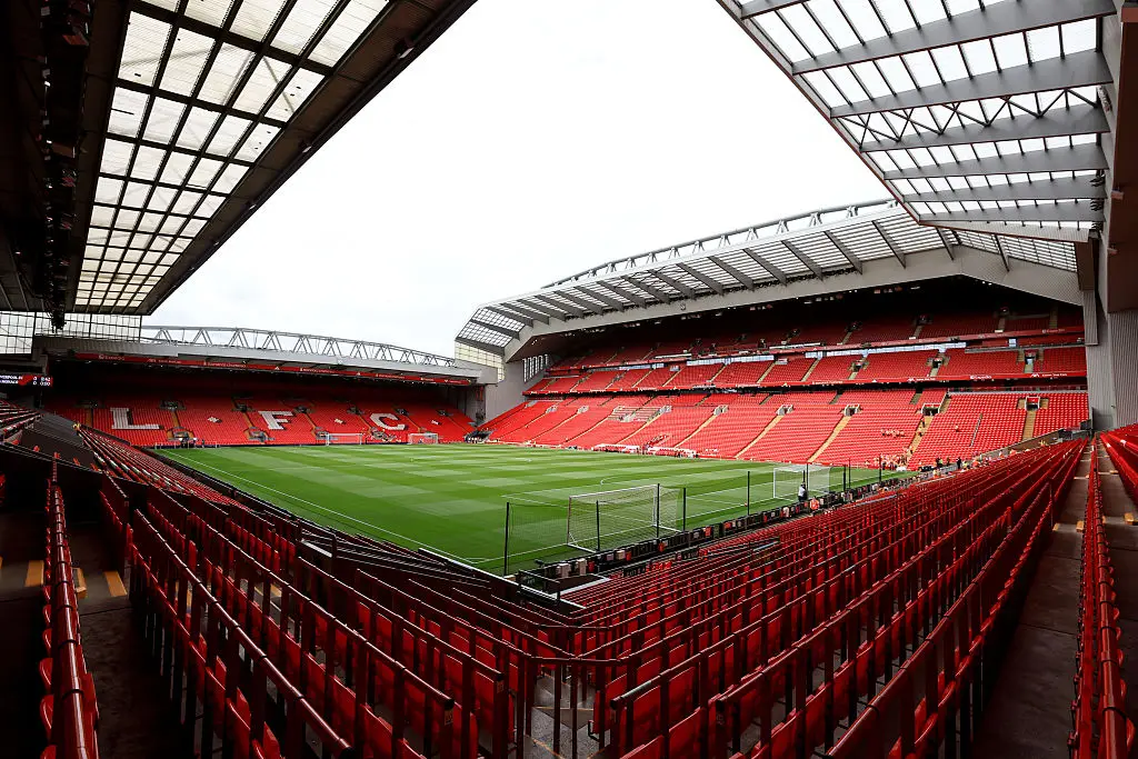The home of Liverpool FC, Anfield (Jorge Horsted/News Images/NurPhoto via Getty Images)