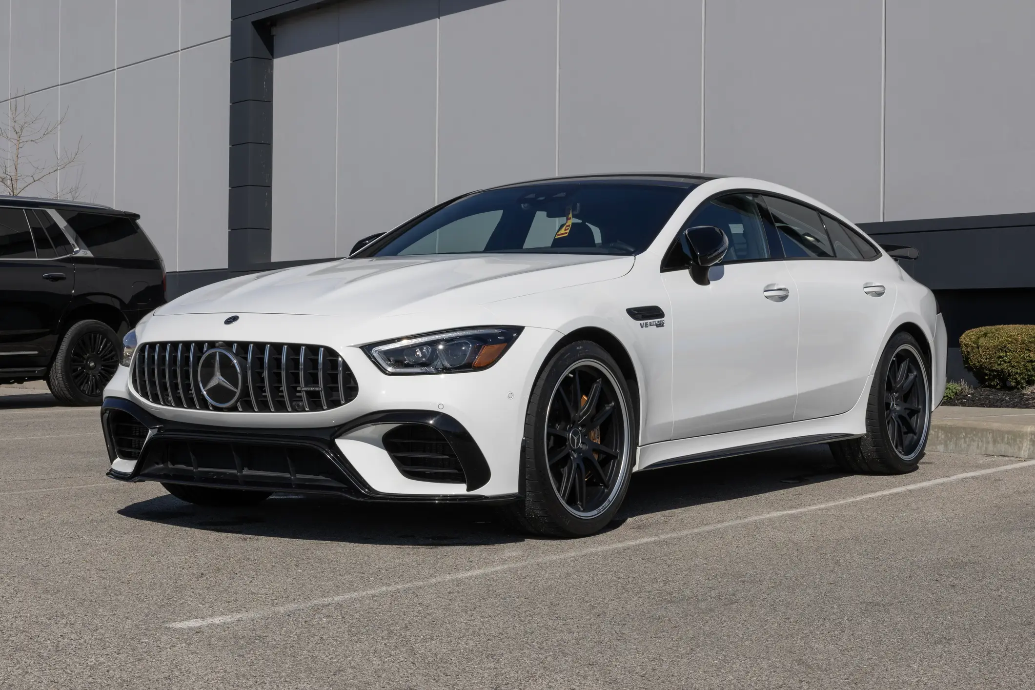 A Mercedes AMG model (Getty Stock)