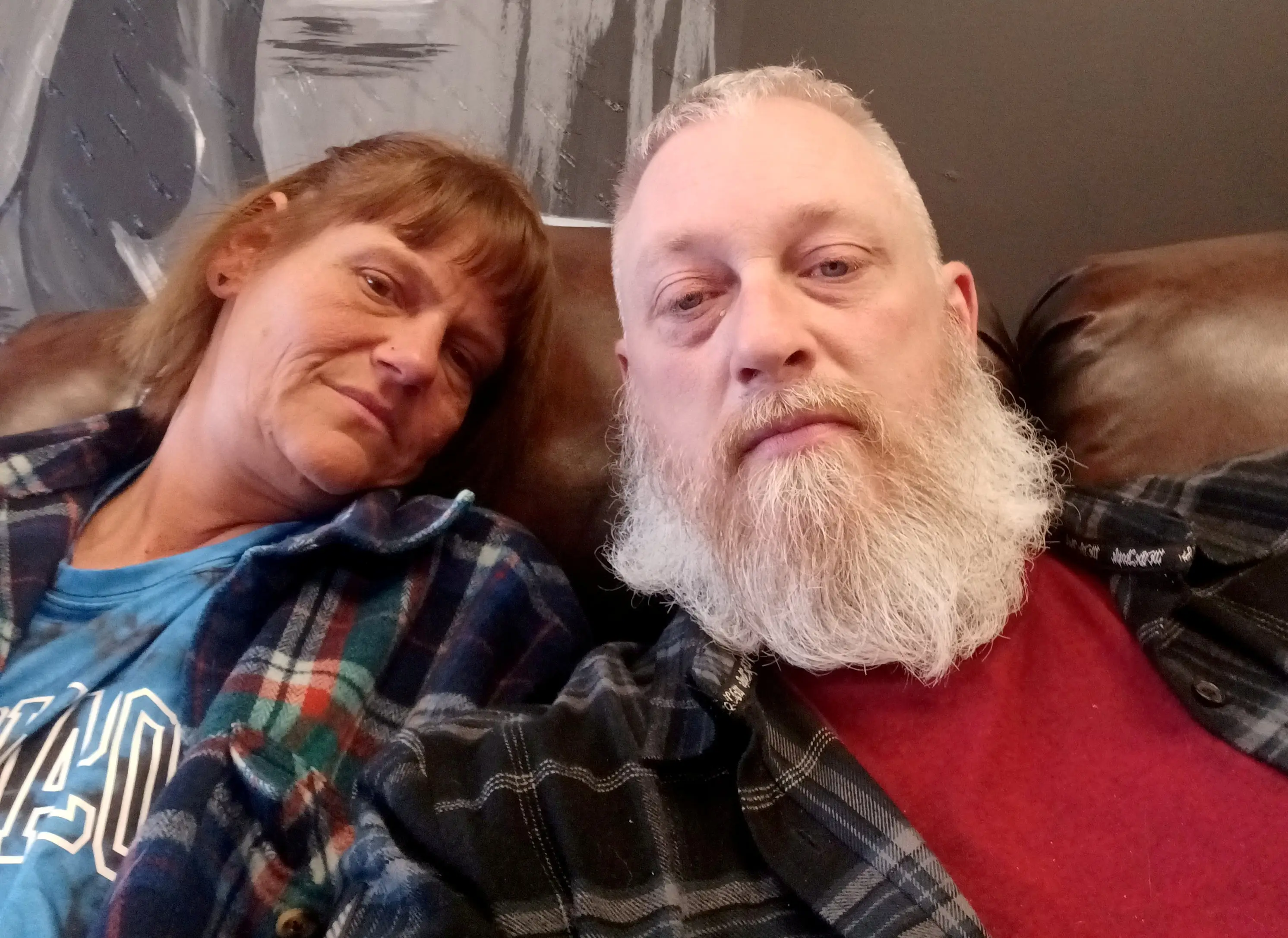 He was rushed to hospital, leaving his partner worried she wouldn't see him again.