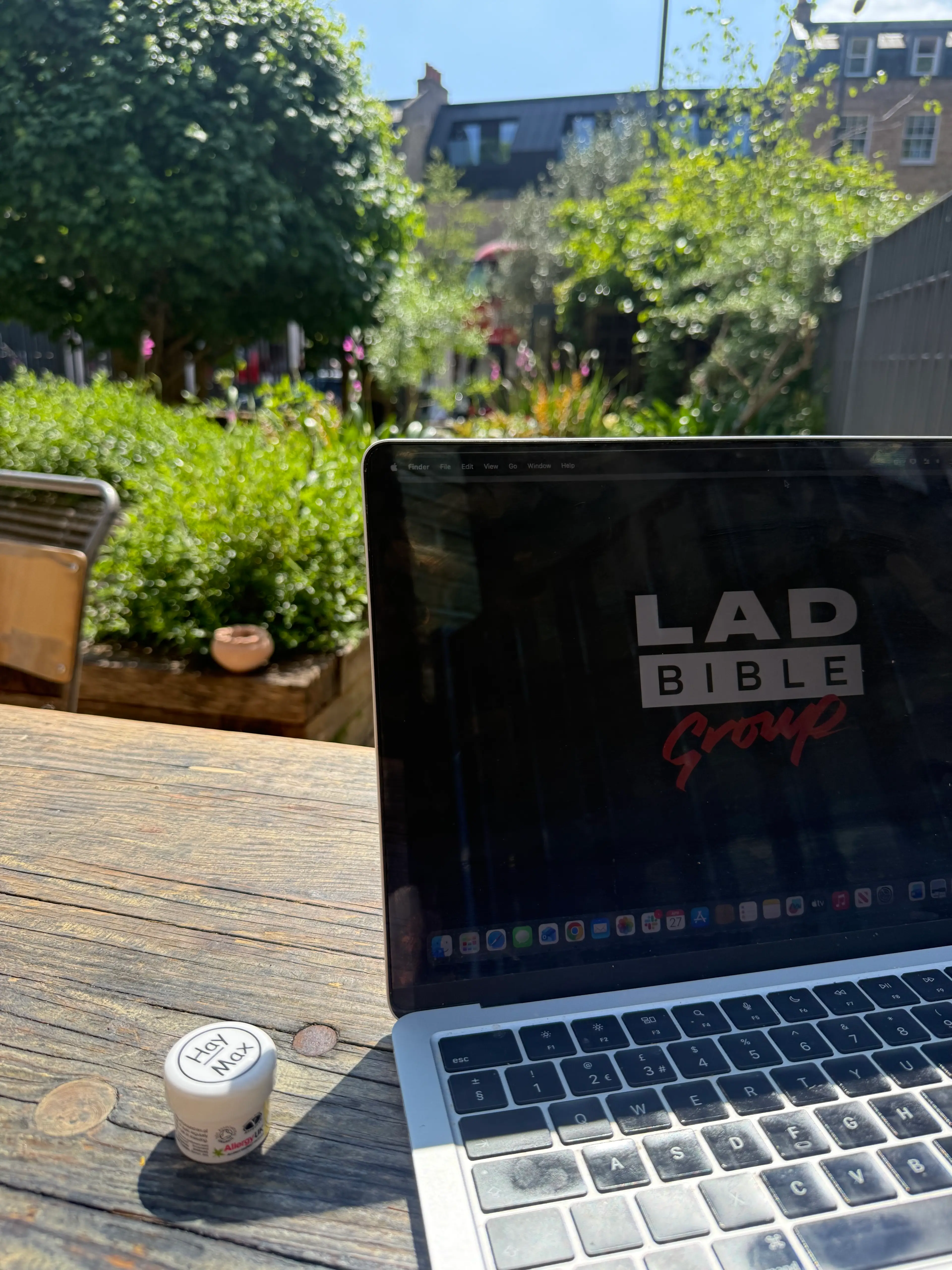 The hay fever balm now comes everywhere with me 